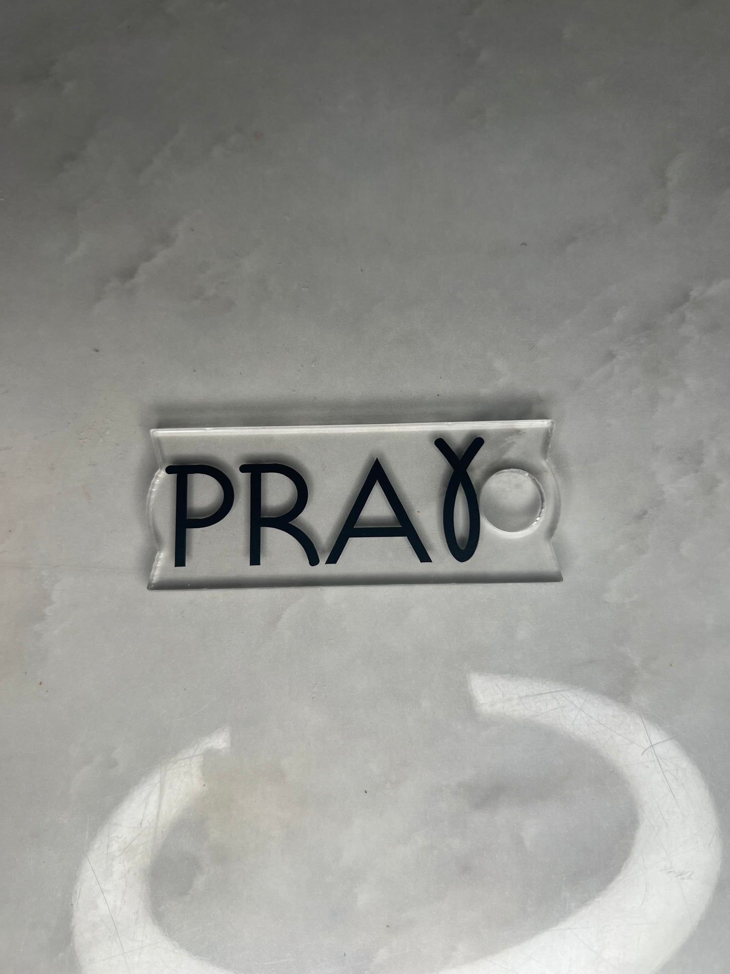 Acrylic Name Plate for 40 Oz Tumbler