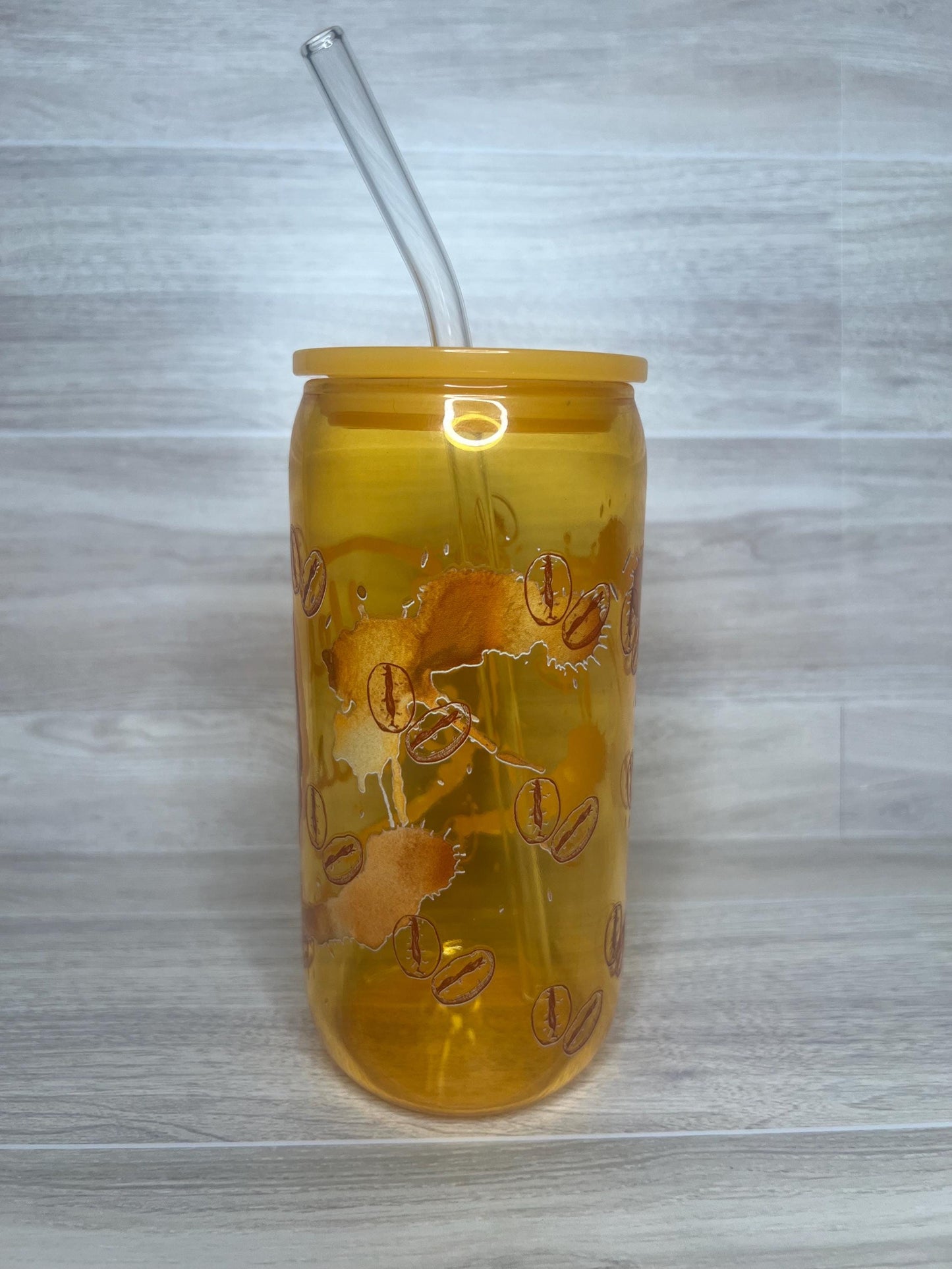 Coffee Please Glass Cup