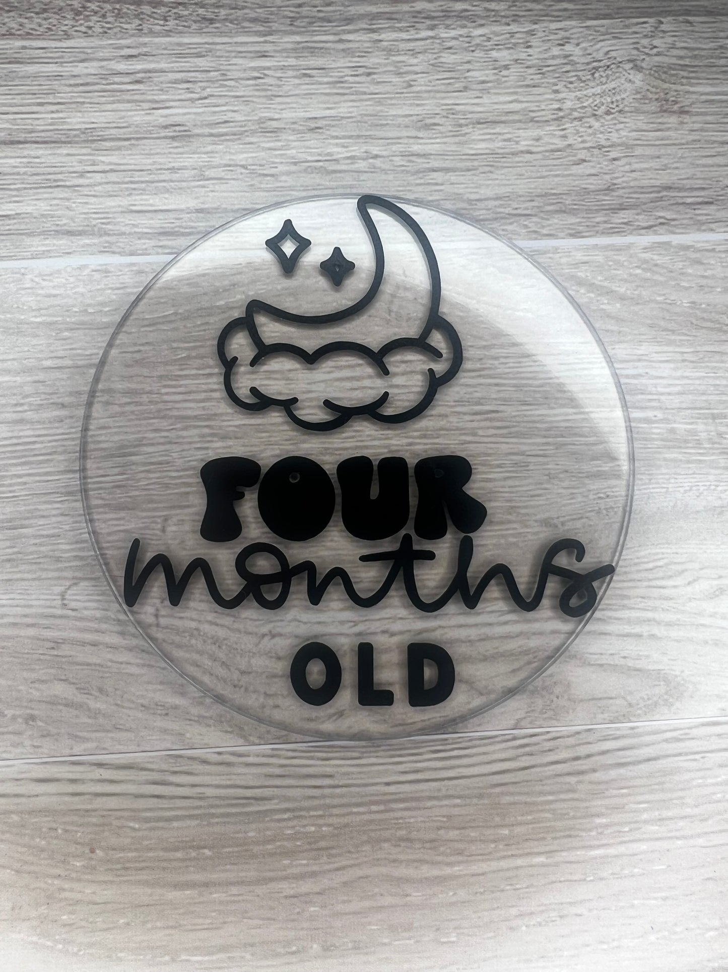 Baby Boy Monthly Milestone