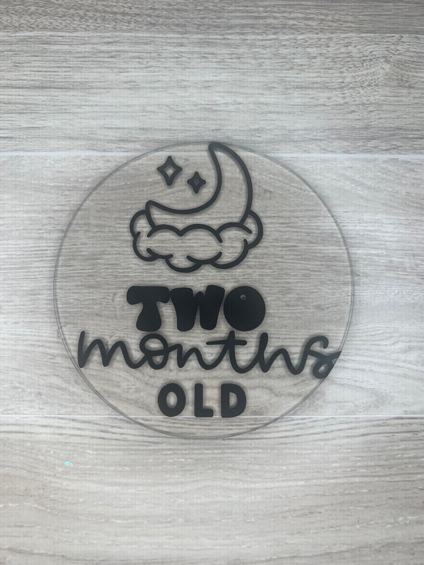 Baby Boy Monthly Milestone