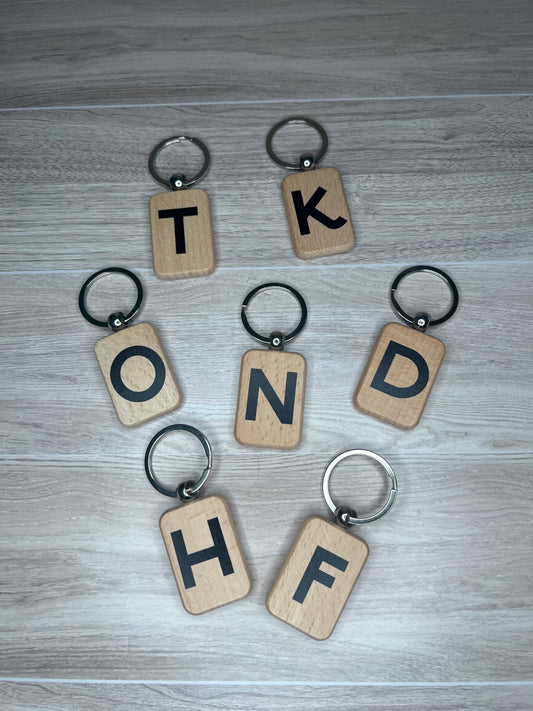 Letter keychain