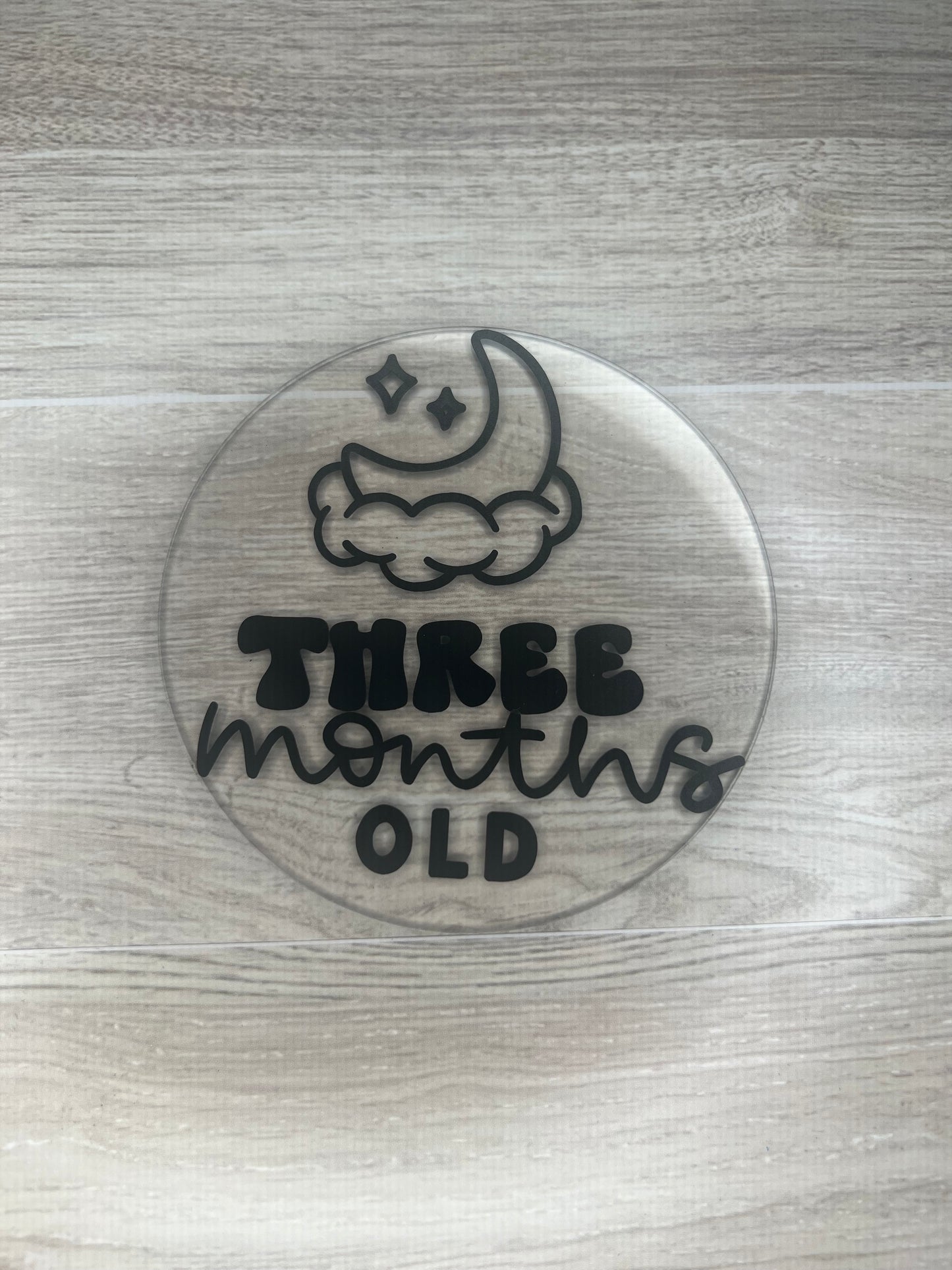 Baby Boy Monthly Milestone