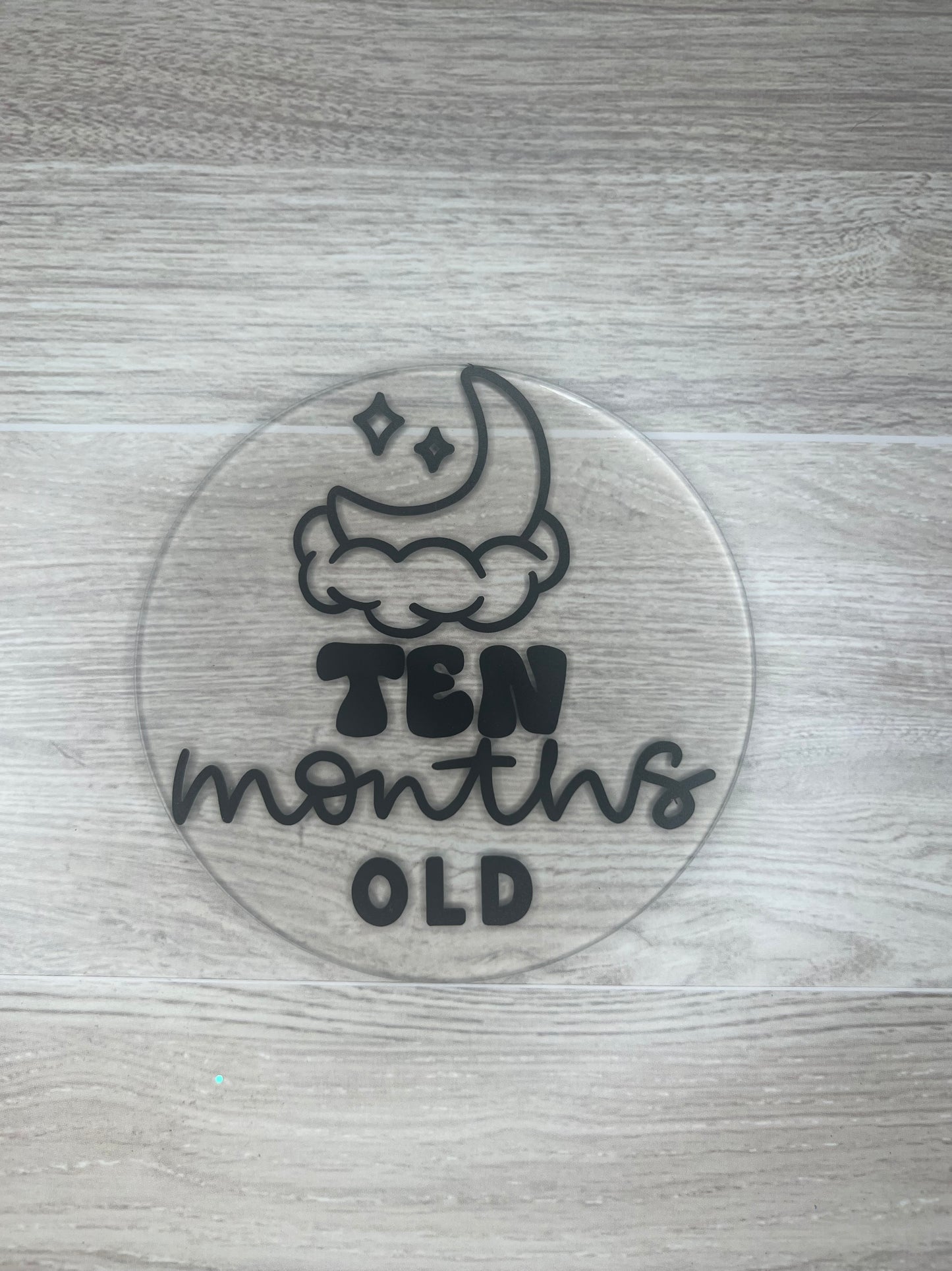 Baby Boy Monthly Milestone