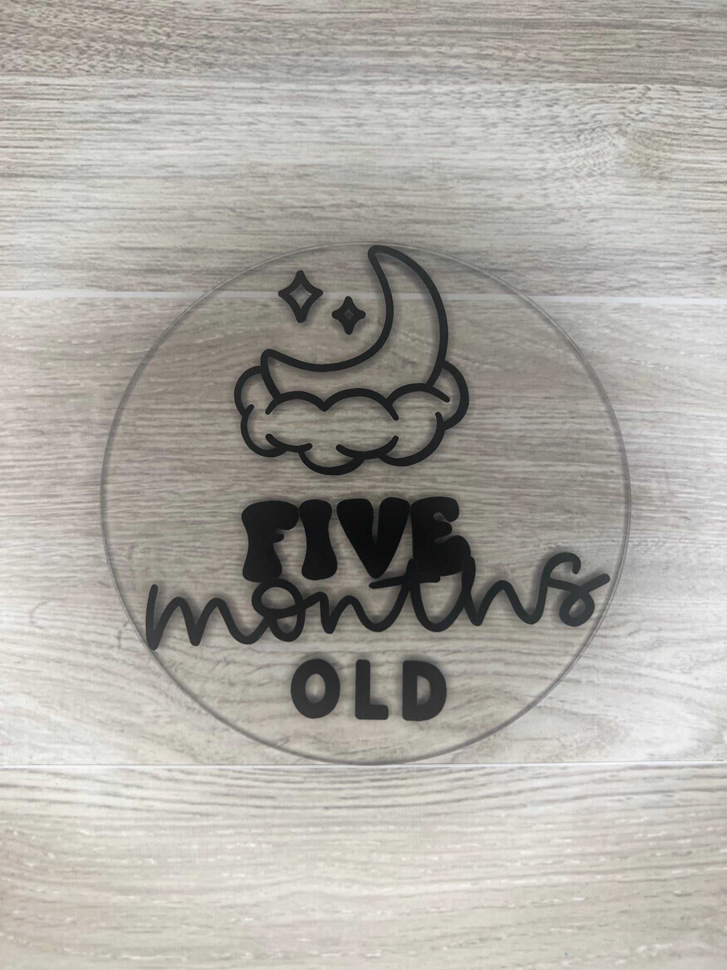 Baby Boy Monthly Milestone