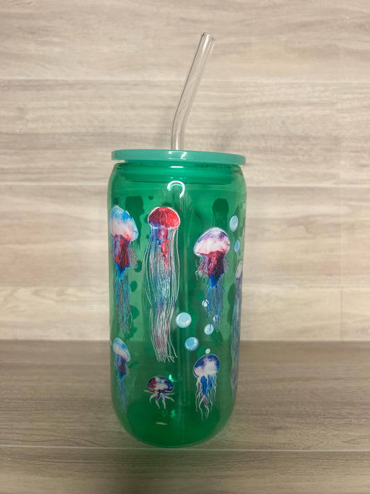 Jellyfish Glass Cup